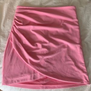 Zara pink mini skirt